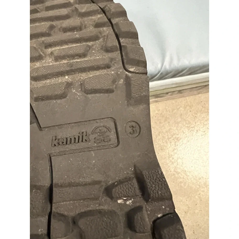 Kamik Snow Boots Snowfox Kids Size 3 Blue & Black